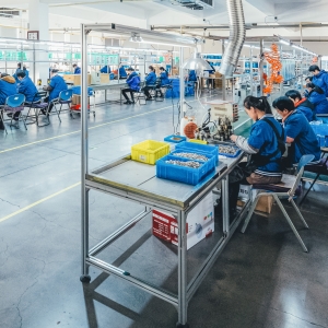Magnetic assembly production line