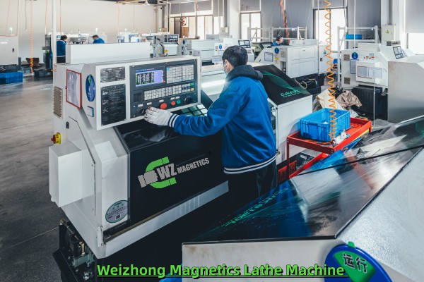 WZ Magnetics Lathe Machine